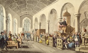 Dr. Syntax Preekt door Thomas Rowlandson
